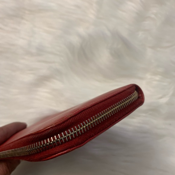 PRADA Saffiano Leather Zip Around Long Wallet/9Y1006 - Picture 4 of 14